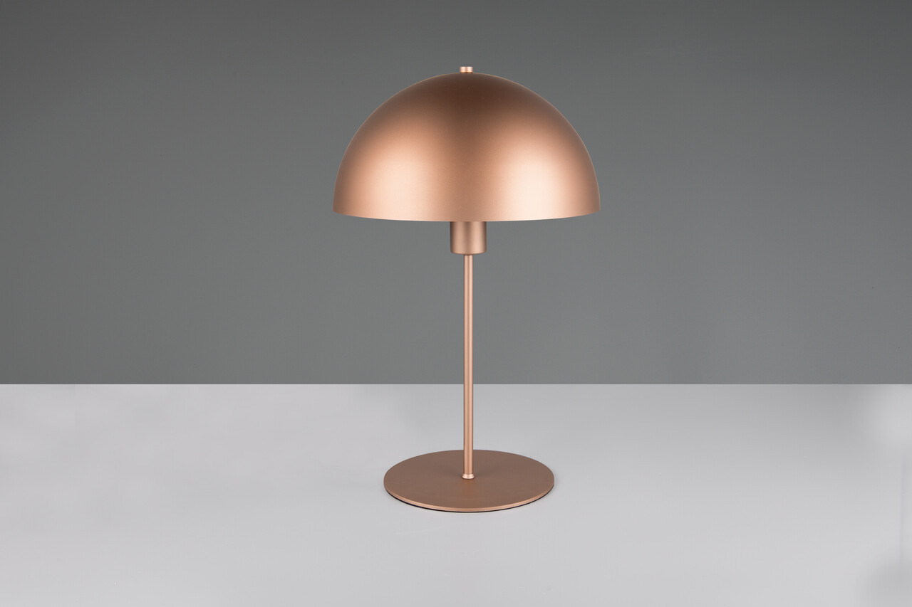 Lampa de masa Nola, TRIO, 30x45 cm, 40W, 1x E27, metal, maro - imagine 5